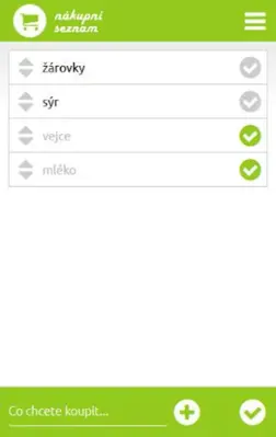 Rodinný nákupní seznam android App screenshot 9