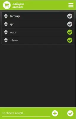 Rodinný nákupní seznam android App screenshot 7